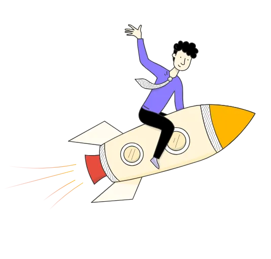 Rocket With Boy